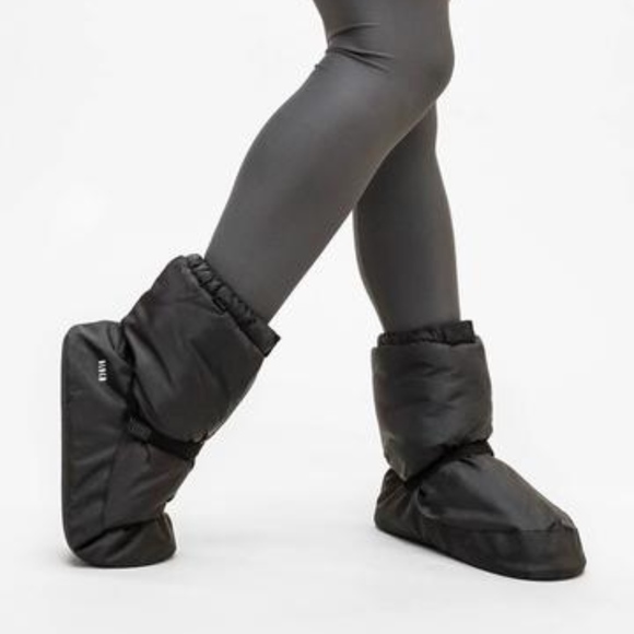 Black dance warmup shoe - Picture 1 of 6